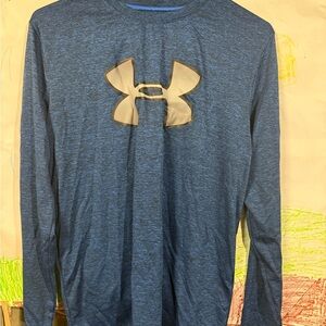 Under Armour Blue Long Sleeve Performance Tee